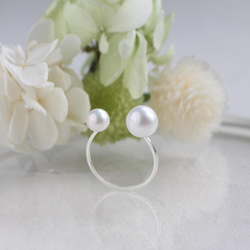 14kgf- W pearl ring set 7枚目の画像