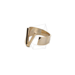 RNG-049-G [1件] Initial Ring / Initials Ring, Band Ring / 可調節 第3張的照片