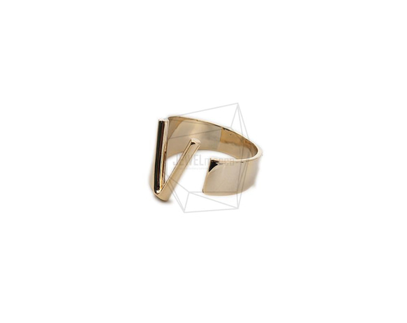 RNG-049-G [1件] Initial Ring / Initials Ring, Band Ring / 可調節 第3張的照片