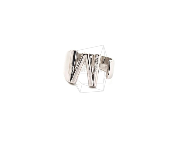 RNG-050-R [1piece] Initials Ring, Band Ring / 可調節 第2張的照片