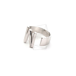 RNG-050-R [1piece] Initials Ring, Band Ring / 可調節 第3張的照片