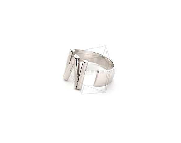 RNG-050-R [1piece] Initials Ring, Band Ring / 可調節 第3張的照片