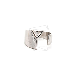 RNG-052-R [1piece] Initial Ring / Initials Ring, Band Ring / 可調 第2張的照片