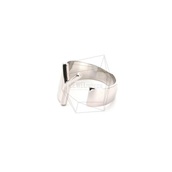 RNG-052-R [1piece] Initial Ring / Initials Ring, Band Ring / 可調 第3張的照片