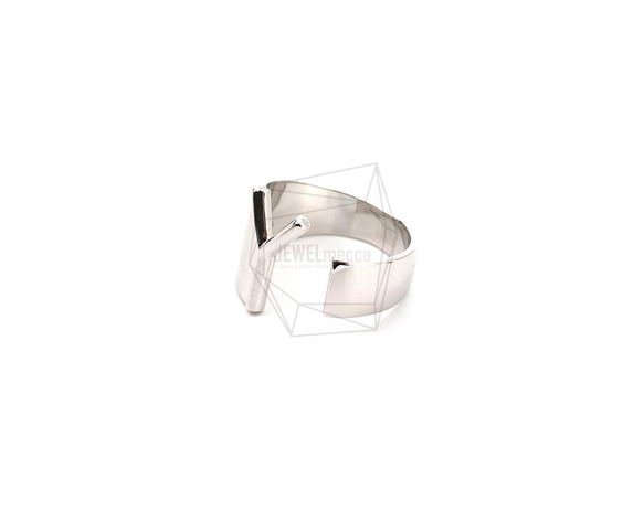 RNG-052-R [1piece] Initial Ring / Initials Ring, Band Ring / 可調 第3張的照片