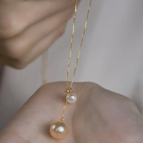 セール価格】天然南洋真珠&あこや真珠 ネックレスk18 ネックレス ...
