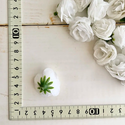真っ白なミニバラ.* ⚘花材・造花・アーティフィシャルフラワー 6枚目の画像