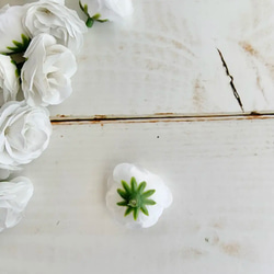 真っ白なミニバラ.* ⚘花材・造花・アーティフィシャルフラワー 4枚目の画像