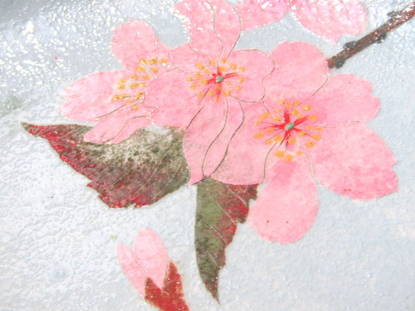 ＜桜ハンドメイド＞盛り鉢　紅山桜 3枚目の画像