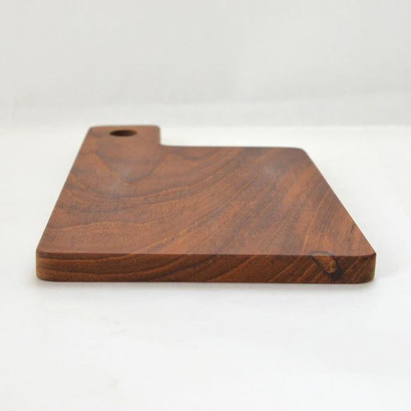 木製 チークウッド チーク カッティングボード ウッド 10×16 まな板 食器 皿 盛り付け トレー J-0035 7枚目の画像