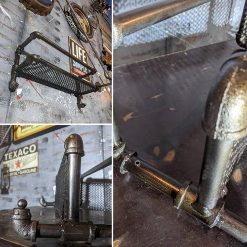 アメリカンヴィンテージ Style/ インダストリアル 飾り棚/ ウォール