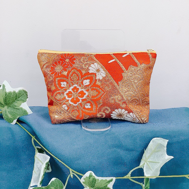 【MANGO】ヴィンテージ着物リメイクポーチ MANGO様専用】ヴィンテージ着物リメイクポーチ