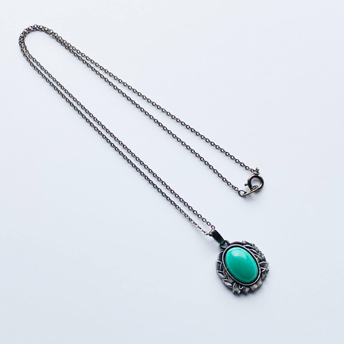 アンティーク　貴石　七宝　ペンダント 羽 【Emerald】七宝焼ペンダント 純銀胎有線七宝 | iichi 日々の