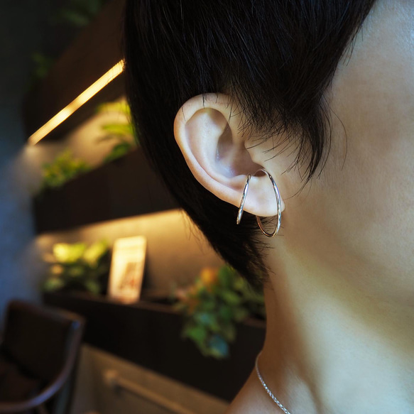 big pure earring_大純粹耳骨環 沒耳洞 耳環 耳夾 earcuff earclip earbang 第5張的照片