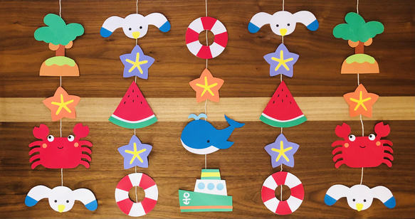 【シャカランダ】手作り吊るし飾り2点 金魚の折り方を紹介「パート1」夏の飾りに かわいい きんぎょ