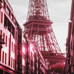 巴黎艾菲爾鐵塔城市景觀 / 室內海報外國藝術 3 件套 / 3928 第5張的照片