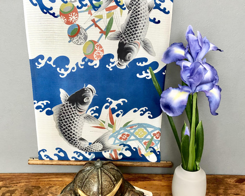 ハンドメイド　着物　リメイク　マルチカバー　or タペストリー　サステナブル de5293874b6af024148753b1601b1d