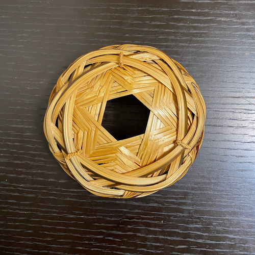 竹で編んだこんもりカゴ・バスケット フリーボックス・小物入れ T's