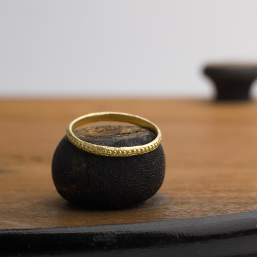 k18つぶつぶリング 指輪・リング hil jewelry 通販 13771216｜Creema