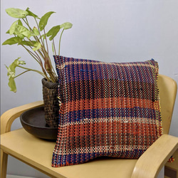 ハンドメイド　クッシヨンカバー　2点セット ハンドメイド クッシヨンカバー 2点セット ハンドメイド クッシヨン