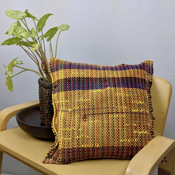 ハンドメイド　クッシヨンカバー　2点セット ハンドメイド クッシヨンカバー 2点セット ハンドメイド クッシヨン