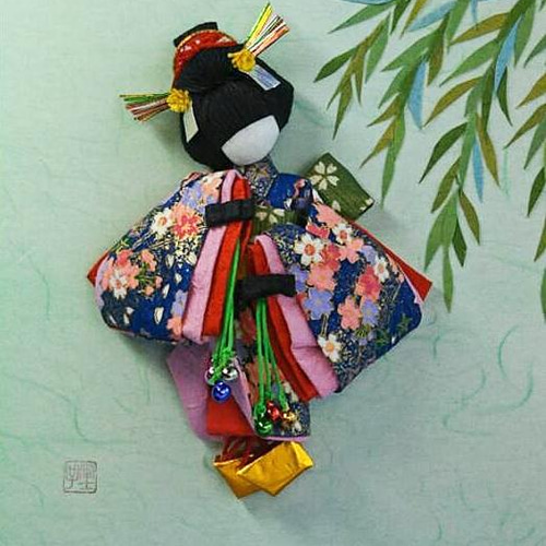 送料無料【癒やされ禿（かむろ)】限定2枚 ギフト プレゼント 和小物