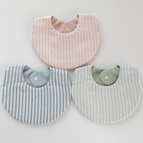 名入れ】ダブルガーゼ☆カラフルいもむし刺繍スタイ スタイ