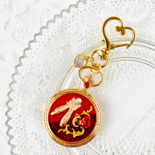 スペイン 』 キーホルダー ❤️ バレリーナ バレエ 衣装 ティアラ 