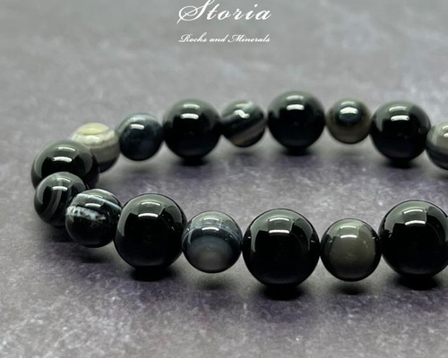 魔を退けて持ち主の心に寄り添う 天眼石×モリオン（黒水晶