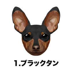 【 ミニチュアピンシャー 毛色3色 横向きデザイン】スマホケース　クリアソフトケース　犬　iPhone &Android 2枚目の画像