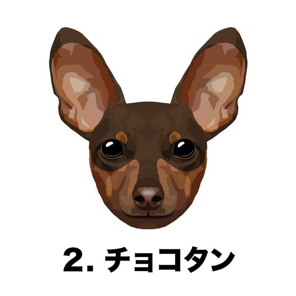 【 ミニチュアピンシャー 毛色3色 横向きデザイン】スマホケース　クリアソフトケース　犬　iPhone &Android 3枚目の画像