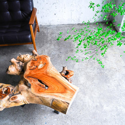 一枚板　変木　無垢　けやき　値下げしました、。 けやき一枚板【ハギ合わせ板】1490×870×52㎜【オイル塗装 仕上げ