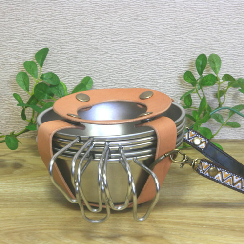 シェラカップケース】☆栃木レザー製本革ヌメ その他素材 JAM CRAFTS