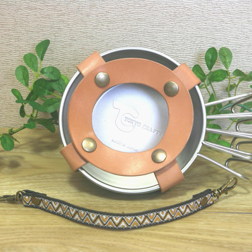 シェラカップケース】☆栃木レザー製本革ヌメ その他素材 JAM CRAFTS