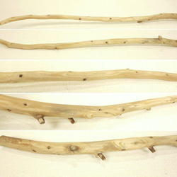 【温泉流木】削れ跡も美しい細長枝流木 流木素材 インテリア素材 木材 5枚目の画像