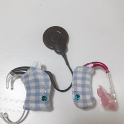 人工内耳と補聴器カバー(袋型)のセット 3枚目の画像