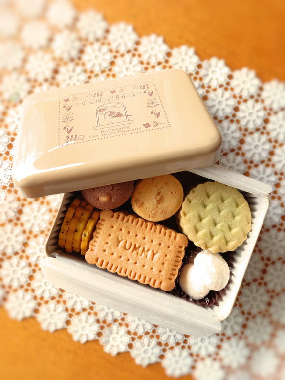 クッキーアソート〚ことり缶〛Les jours heureuxオリジナルのクッキー缶です 8枚目の画像