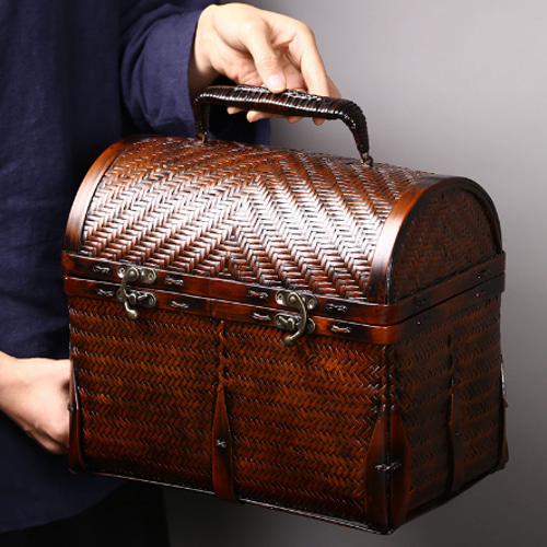 竹細工 極上品 茶道具 茶器収納 収納 手作工芸品  買い物かご 竹細工 極上品 収納 手作工芸品 茶道具お 茶収納 美術品