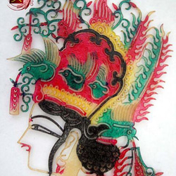 陝西 漢民族 影絵 中国人形劇アジアン 漢民族クラフト 民族彫りアート #108 5枚目の画像