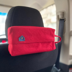 BOXティッシュカバー  車用 ハンドメイド トヨタ TZ ティッシュBOX ブラック V9TZTB002(トヨタの