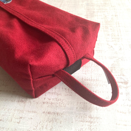 イロドル ボックスティッシュカバー 2way ワインレッド