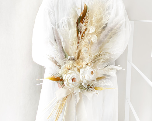 再再販♥ブーケ ♥ 結婚式前撮り 花束♥プリザーブドフラワー 再再販♥ブーケ ○ ウェディングブーケ 結婚式前撮り 花束