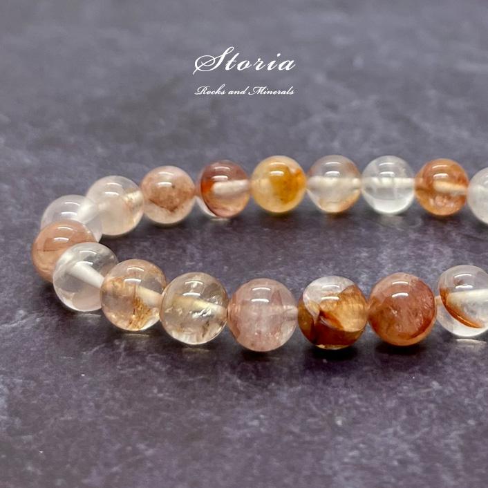 心の深い場所で癒やしを得る 8mm マニカラン産ヒマラヤ水晶 ブレスレット