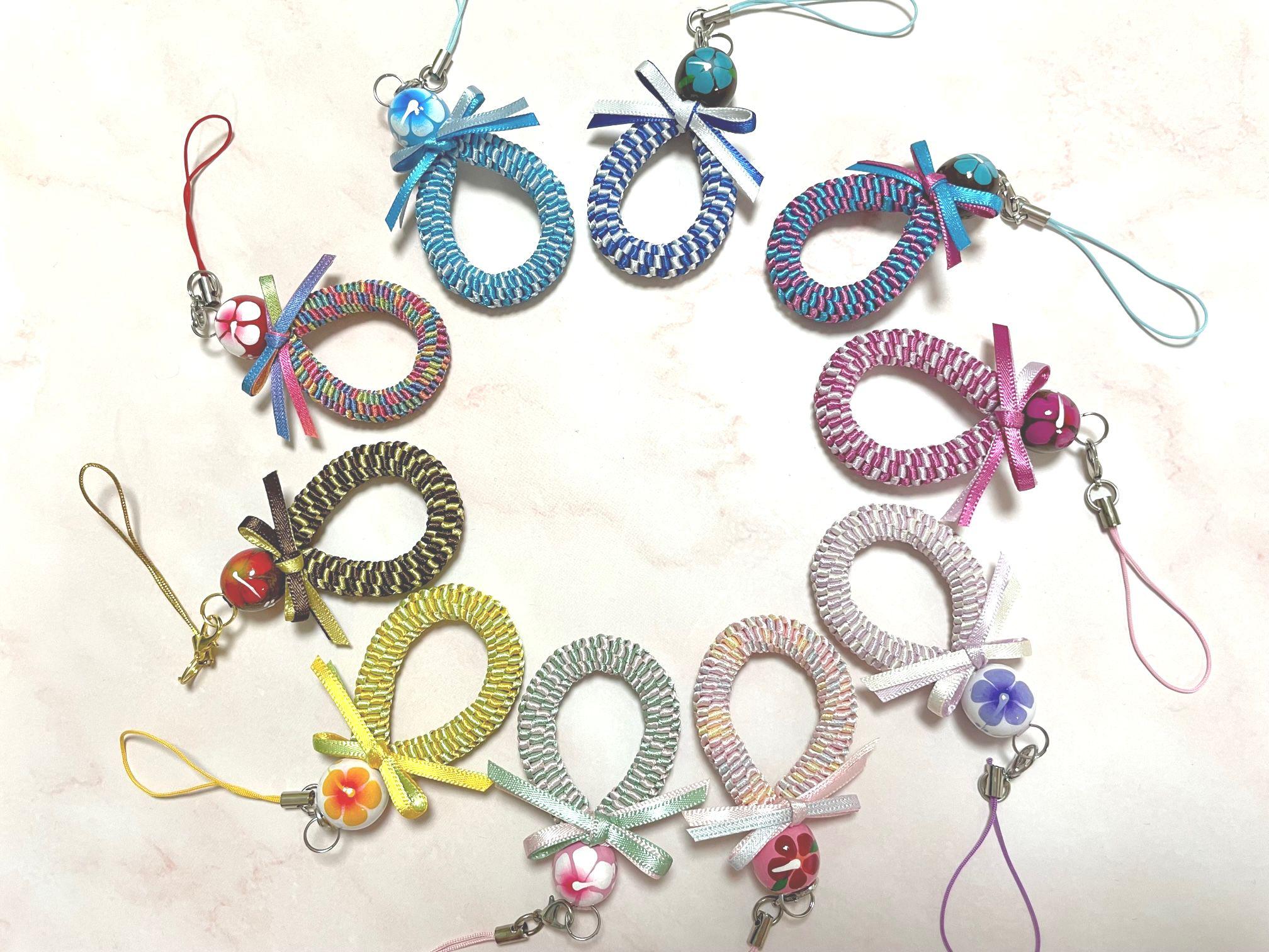 ハワイアン⭐︎リボンレイハンドメイド用リボン