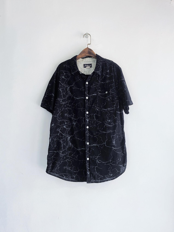 modern amusement大理石古著夏威夷襯衫上衣 vintage Aloha Shirt 第8張的照片