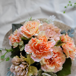 ｱｰﾄﾌﾗﾜｰ母の日♡カーネーションの花束 4枚目の画像