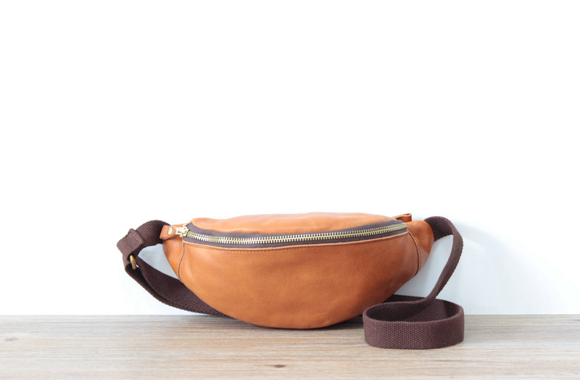 本革 スマートレザーボディバッグ ☆Brown☆