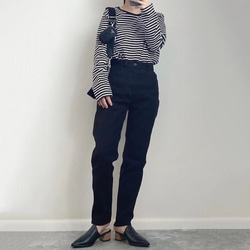 小柄な女性におすすめ ストレッチ入り スリムテーパードパンツ