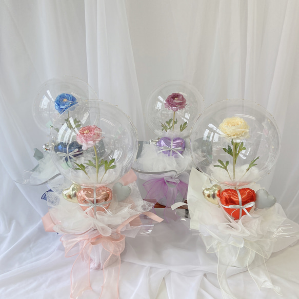 Balloon Flower 　（シャルマン）【４Color】　バルーンギフト　 11枚目の画像