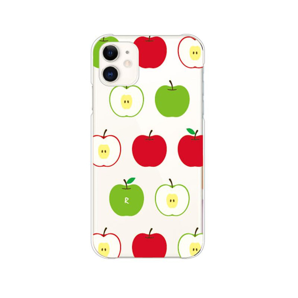 りんご 名入れ スマホケース iPhone15 14 pro se 送料無料 Galaxy Xperia ほぼ全機種対応 8枚目の画像